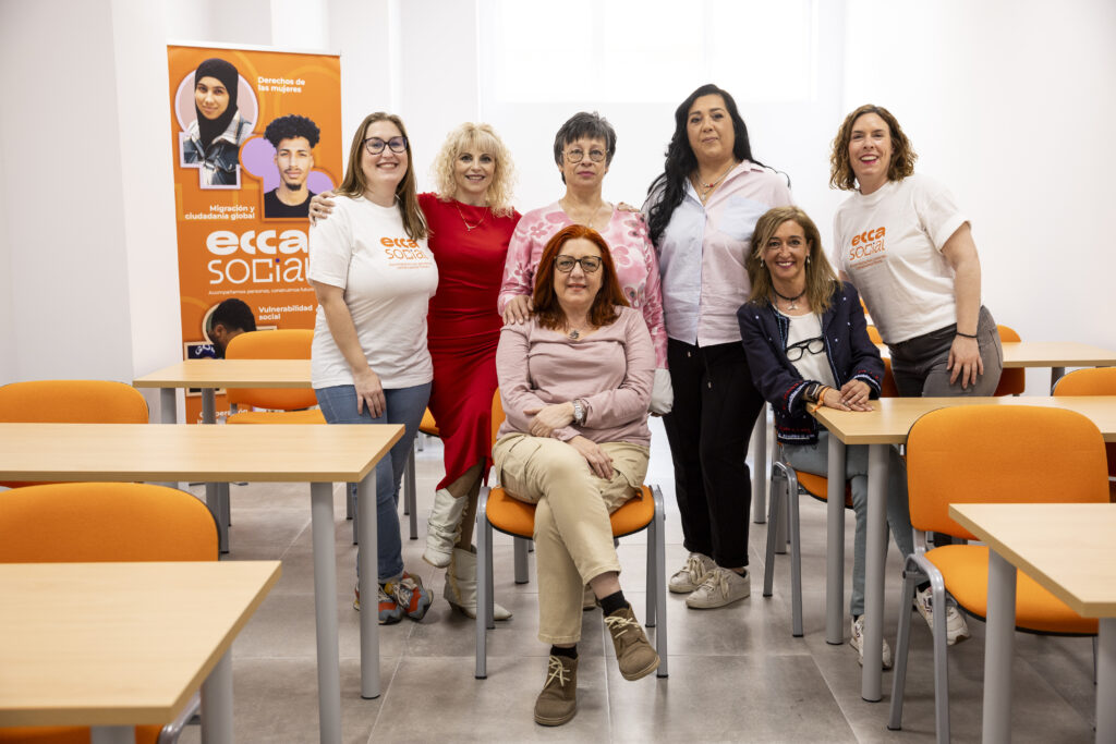 Foto de participantes en proyectos de Derechos de la Mujer