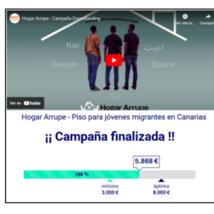 El Hogar Arrupe logra más de 5.500€ para su finalización.